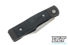 Jack Wolf Knives Sharpshooter Jack - Black Canvas Micarta