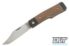 Jack Wolf Knives Sharpshooter Jack - Natural Canvas Micarta