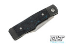 Jack Wolf Knives Sharpshooter Jack - Blue Dark Matter Fat Carbon