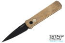 Pro-Tech Godson - Bronze Handle - Black Blade Pro-Tech Godson - Bronze Handle - Black Blade