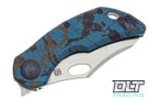 Olamic Cutlery Busker Gusto - Satin - Splash Anodized - Purple Accents - 409
