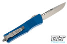 Microtech 139-4BL Troodon S/E - Blue Handle - Satin Blade