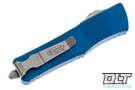 Microtech 139-4BL Troodon S/E - Blue Handle - Satin Blade