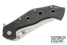 Olamic Cutlery Soloist Agent - Satin Blade - Kinetic Mist Titanium Handle - Holes & Satin Accents - 464