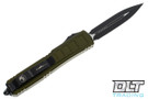 Microtech 122II-1ODS Ultratech II D/E - OD Green Handle - Black Blade - Signature Series