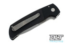 Pro-Tech Terzuola ATCF - Black Handle - Black G-10 Inlay - Stonewashed Blade