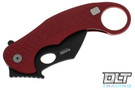 LionSteel L.E. One - Red - Black MagnaCut Blade
