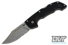 Cold Steel Medium Voyager 3" Stonewash - Partially Serrated