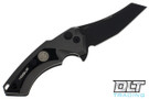 Hogue SIG X5 Tactical Flipper 3.5" Wharncliffe - Grey Aluminum - Black G-10 Inlay - Black Blade