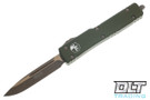 Microtech 148-13APOD UTX-70 S/E - OD Green Handle - Bronze Apocalyptic Blade