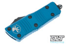 Microtech 240-1BL Mini Troodon T/E - Blue Handle - Black Blade