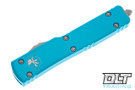 Microtech CA148-10TQ UTX-70 S/E - Turquoise Handle - Stonewashed Blade