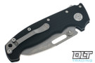 Demko MG AD20S S45VN - Slotted Shark Foot - Black G-10
