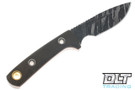 Vehement Grunt 2.0 - Tigerlypse - Green Micarta - Matte - Orange Liners