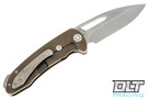Medford On Belay - Tumbled S35VN - Bronze Anodized Titanium