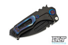 Medford Micro Praetorian T Drop Point - PVD S35VN - PVD Titanium - Flamed Hardware & Clip