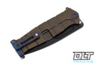 Medford USMC Fighter Flipper - PVD 3V - Faced, Flamed, & Bronze Anodized Titanium - Flamed Hardware & Clip #1