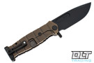 Medford USMC Fighter Flipper - PVD 3V - Flamed & Bronze Anodized Titanium - Black Hardware & Clip #2