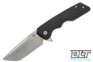 Attn2Detail MK 3 Medium Tanto - Satin S30V - Contoured Barbell Titanium