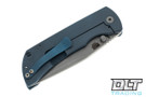 McNees PM Mac 2 3.5" - Matte Stonewashed Blue Anodized Titanium -  MagnaCut Blade