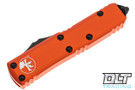 Microtech 232-1OR UTX-85 D/E - Orange Handle - Black Blade