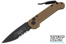 Microtech 135-2TA LUDT - Tan Handle - Black Blade