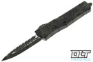 Microtech 142-3OCS Combat Troodon D/E - Olive Camo Handle - Olive Camo Blade - Signature Series