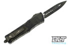 Microtech 142-3OCS Combat Troodon D/E - Olive Camo Handle - Olive Camo Blade - Signature Series