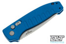 Hogue Ballista - Blue Aluminum Matte - Tumbled - Drop Point