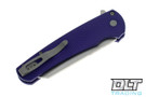 Pro-Tech Malibu Reverse Tanto - Textured Purple Handle - Stonewashed Blade