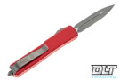 Microtech 122-10APRD Ultratech D/E - Red Handle - Apocalyptic Blade