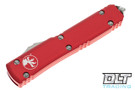 Microtech 123-4RD Ultratech T/E - Red Handle - Satin Blade