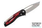 Sharp By Design Apex Tanto Flipper - Black & Red - S90V Blade