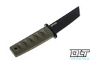 Cold Steel Kyoto I 3.25" Black Tanto Blade - OD Green Kray-Ex Handle