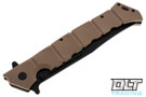 Cold Steel Large Luzon - Black Blade - Desert Tan GFN Handle