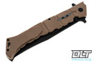 Cold Steel Large Luzon - Black Blade - Desert Tan GFN Handle