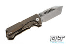PMP Alpha Beast - Bronze Anodized Titanium - Stonewashed Blade