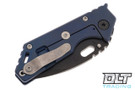Strider .75 AR Drop Point PVD S45VN - Blue Anodized Titanium