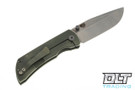 McNees PM MAC 2 3" - Green Anodized Matte Stonewashed Titanium - Stonewashed CTS-XHP Blade