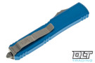 Microtech 120-11APBL Ultratech Bayonet - Blue Handle - Apocalyptic Blade
