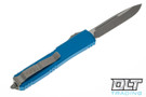 Microtech 121-10APBL Ultratech S/E - Blue Handle - Apocalyptic Blade