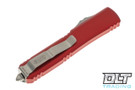 Microtech 122-6RD Ultratech D/E - Red Handle - Satin Blade