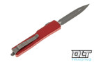Microtech 147-10APRD UTX-70 D/E - Red Handle - Apocalyptic Blade
