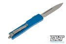 Microtech 148-10BL UTX-70 S/E - Blue Handle - Stonewashed Blade