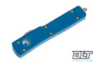 Microtech 148-10BL UTX-70 S/E - Blue Handle - Stonewashed Blade