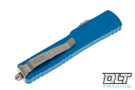 Microtech 148-10BL UTX-70 S/E - Blue Handle - Stonewashed Blade