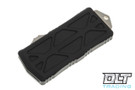 Microtech 157-12 Exocet D/E - Black Handle - Stonewashed Blade