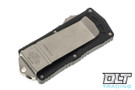 Microtech 157-12 Exocet D/E - Black Handle - Stonewashed Blade