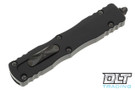 Microtech 227-3DLCTSH Dirac Delta D/E - Black Handle - DLC Blade