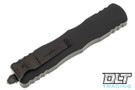 Microtech 227-3DLCTSH Dirac Delta D/E - Black Handle - DLC Blade